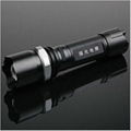 Police led flashlight aluminum 3w led