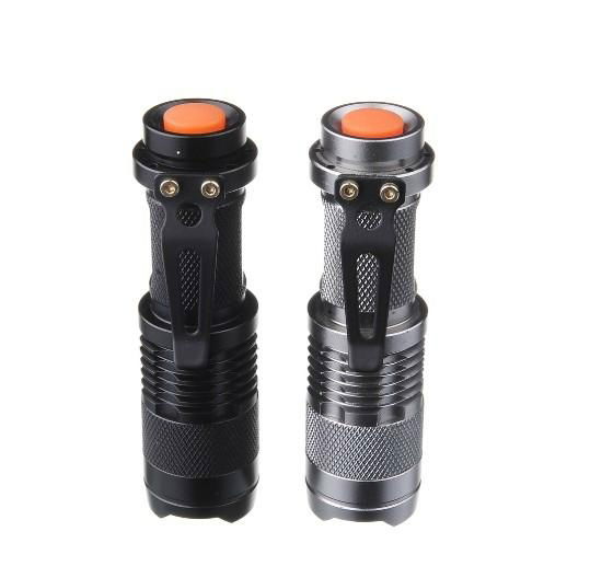 Focused led flashlight mini led torch 3w tactiacl flashlight