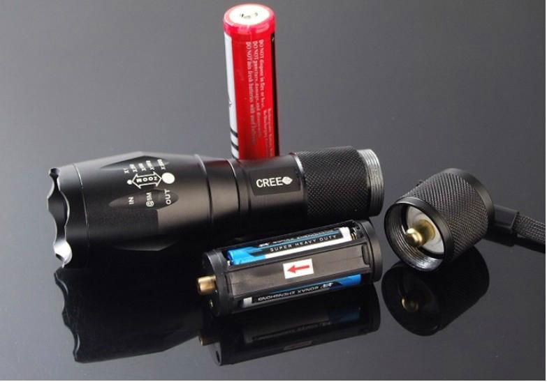XML T6 led torch light rechargeable flashlight  high power T6 led torch 3