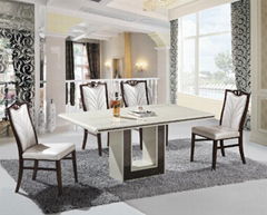 dining chairs and table