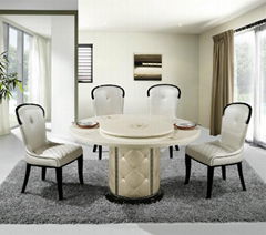 dining chairs and table 