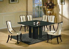 dining chairs and table 