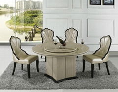 dining chairs and table 