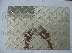 Pointer Pattern Embossed Aluminum Sheet