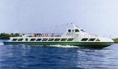 Luxury fiberglass passenger boat 
