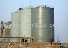 Spiral steel silo