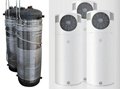 Compact heat pump aluminium coil water