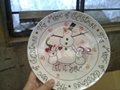 high quality ceramic flat dinner plate 4