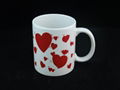 lovely design ceramic coffee mug with lid 5