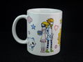 lovely design ceramic coffee mug with lid 4