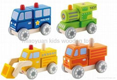  kids wooden engine cars