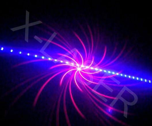 Red%Blue eight-graphics fireworks laser light (Simple Pattern) 2