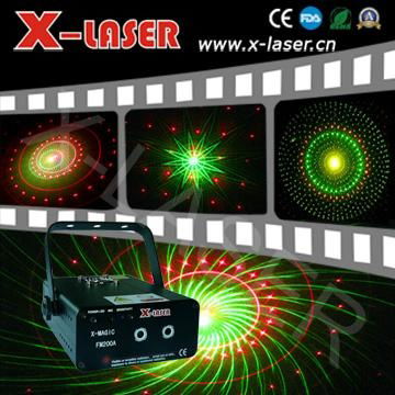 Red%Green eight-graphics fireworks laser light (Simple Pattern) 2