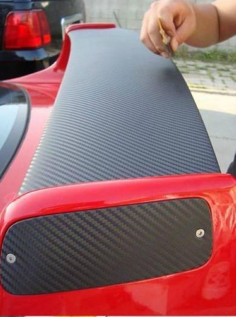 Carbon fiber sheet car wrap vinyl