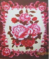 100%POLYESTER FLOWER DESIGNS POLAR FLEECE BLANKET 5