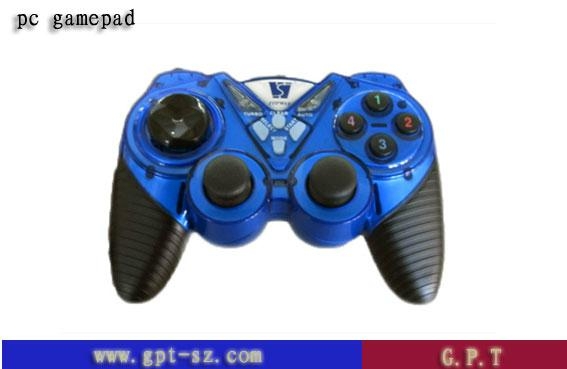 USB port pc gamepad (game controller) with dual shock(TP-U525)