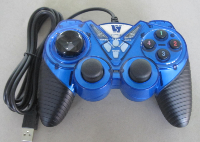 USB port pc gamepad (game controller) with dual shock(TP-U525) 3