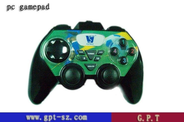 USB port,with Force feedback function pc gamepad TP-USB530