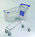 Y-foot 210L supermarket shopping cart with lock  1