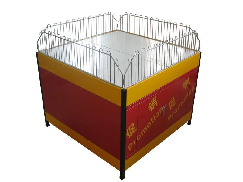 Square collapsible square for sales promotion rack 