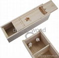 Wine boxes, wood packing boxes