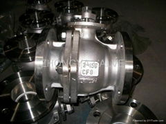 API Floating Ball Valve Two Pieces Flanged
