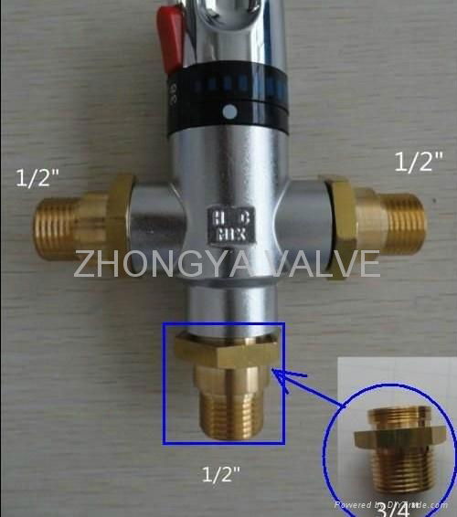 Hot Water Diverter Valve Thermostatic Mixing Valve   3