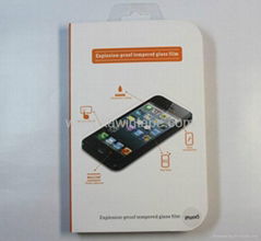 Iphone 5 premium tempered glass screen protector/film