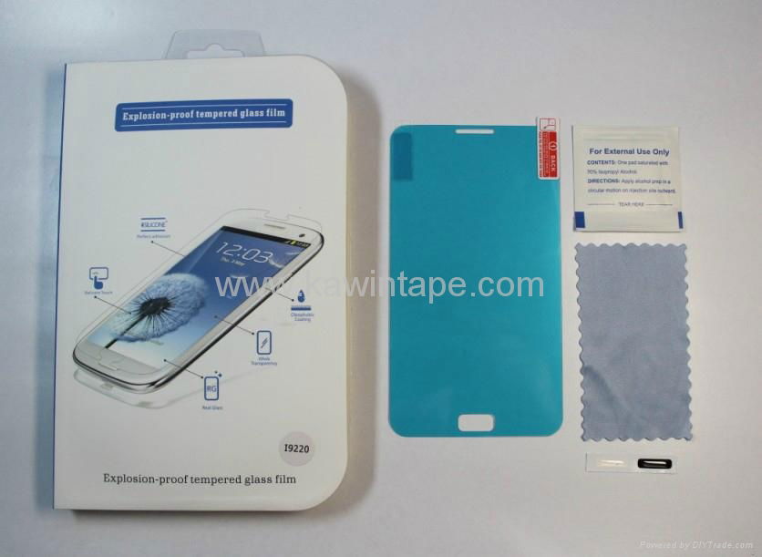 Samsung i9220 premium tempered glass screen protector  5