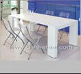 Extendable Glass Dining Table GS-BT001 1