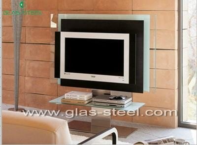 Modern Glass Hanging TV Stand 