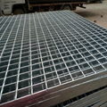 Galvanized steel grating walkway