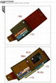 2013厂家热销短款男士钱包韩版金属时尚情侣搭扣真皮钱包夹 3