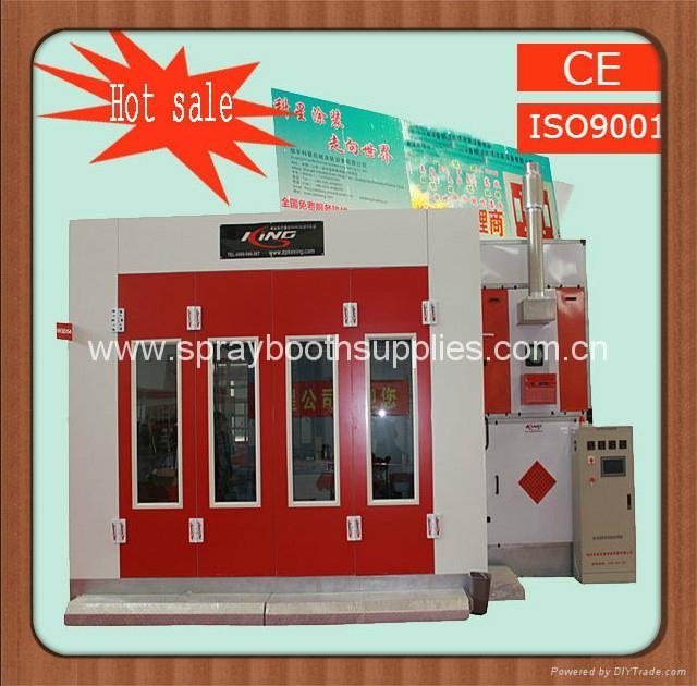 CE ISO9001 water based paint booth design