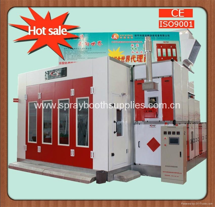 CE ISO9001 water based paint booth design 2