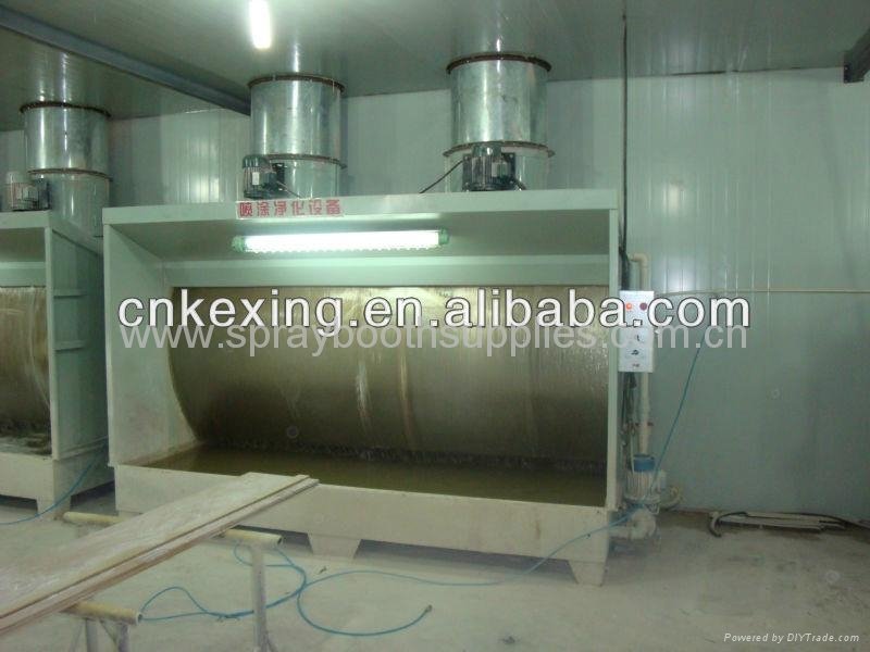 water curtain spray paint booth/water curtain spray paint cabin 4