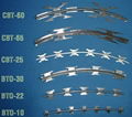 The various types Concertina Razor Wire