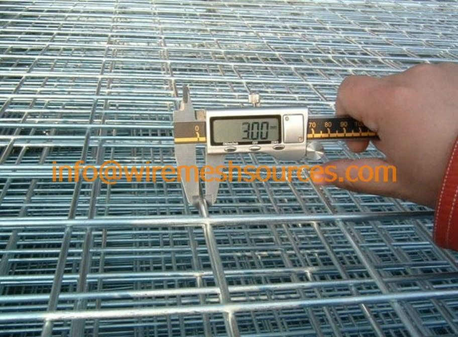 Galvanized welded mesh panel