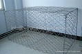 Galvanized and PVC coated gabion box 