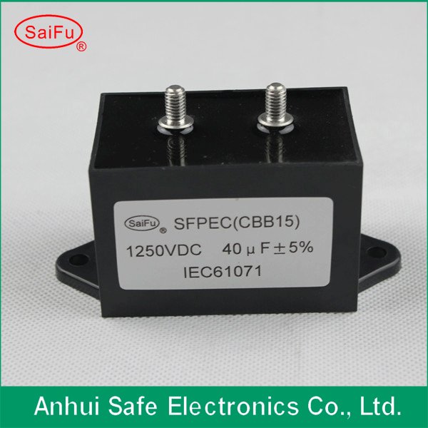 Most professional high voltage 40UF 1250VDC capacitors    2