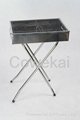Rotating stainless steel barbecue 2