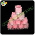 swimming pool decoration glow ice cube with color changeable