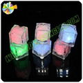 home decorative mini battery led ice cube color changing