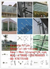 Stainless steel spider for glass curtain wall