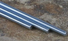 blue-white Carbon steel grade 4.8-6.8-8.8-10.9 threaded rod