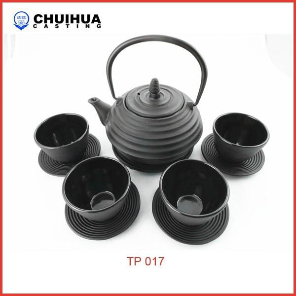 Cast iron teapot