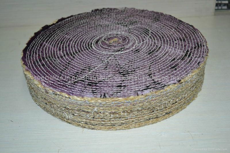 sisal cotton buff for metal/staniless steel matt grinding. 2