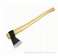 Axe with wooden handle 1