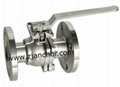 Patented Popular SS High platform ball valve ASME DIN JIS	