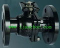 CE High platform carbon steel flanged ball valve	